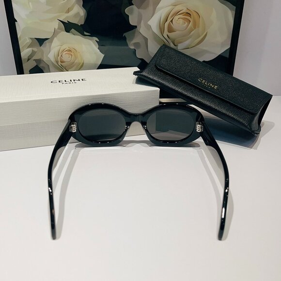 Celine Triomphe 01 Oval Sunglasses - Picture 6 of 6
